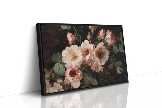 Blush Petals Dance In Lamplight