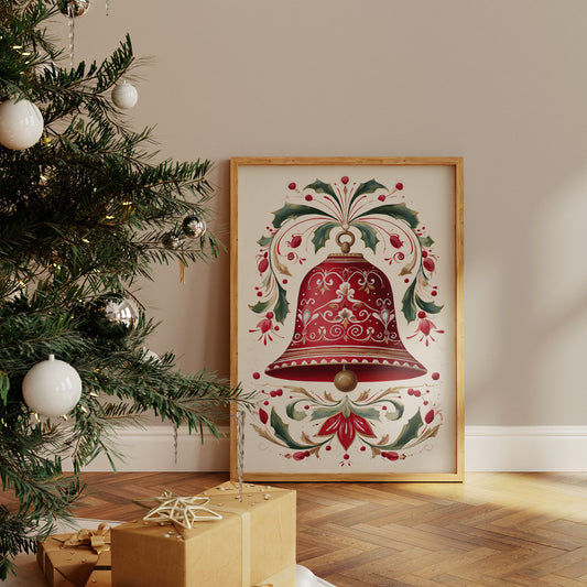 Crimson Bell Sings Winter's Welcome