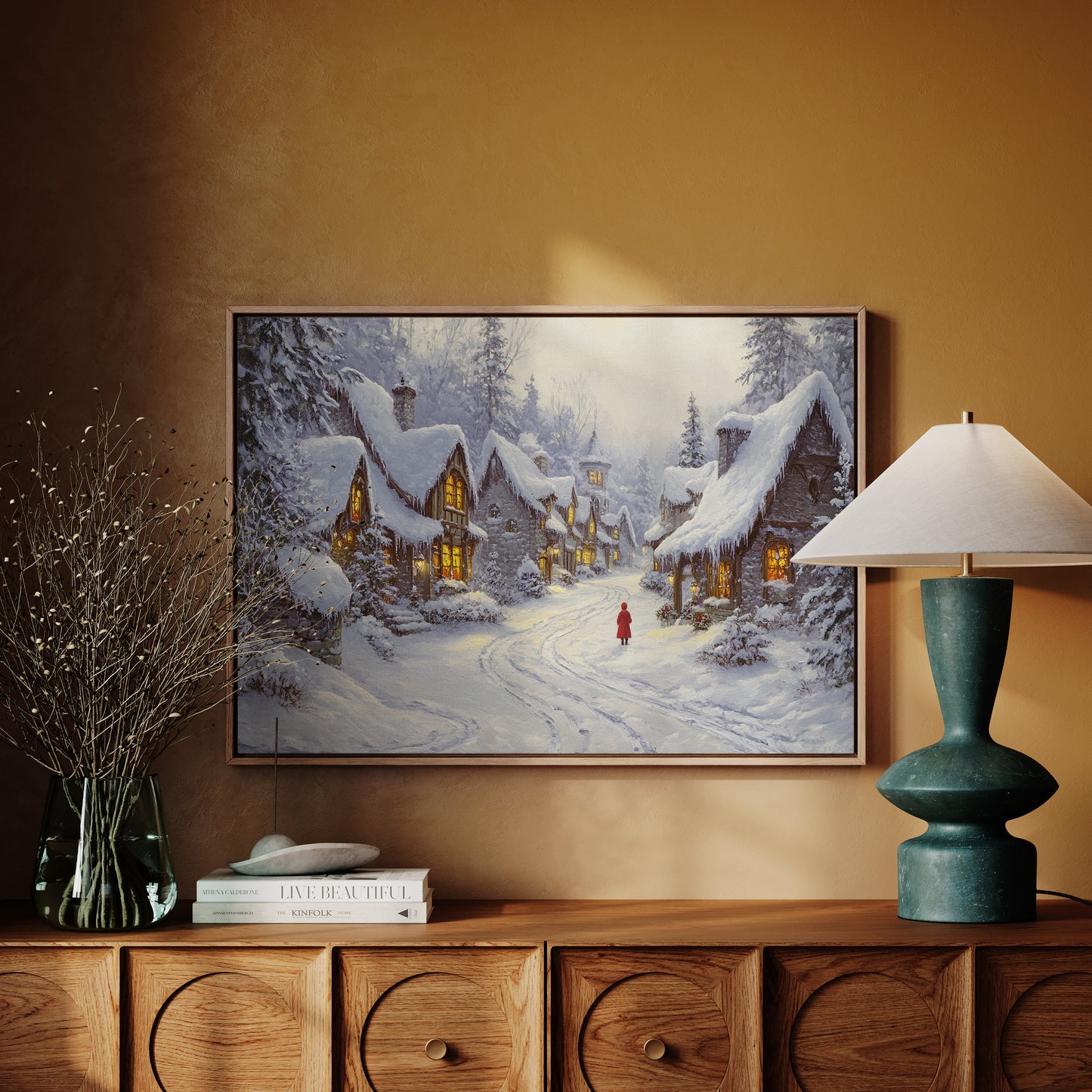 Winter Village Glows With Stories