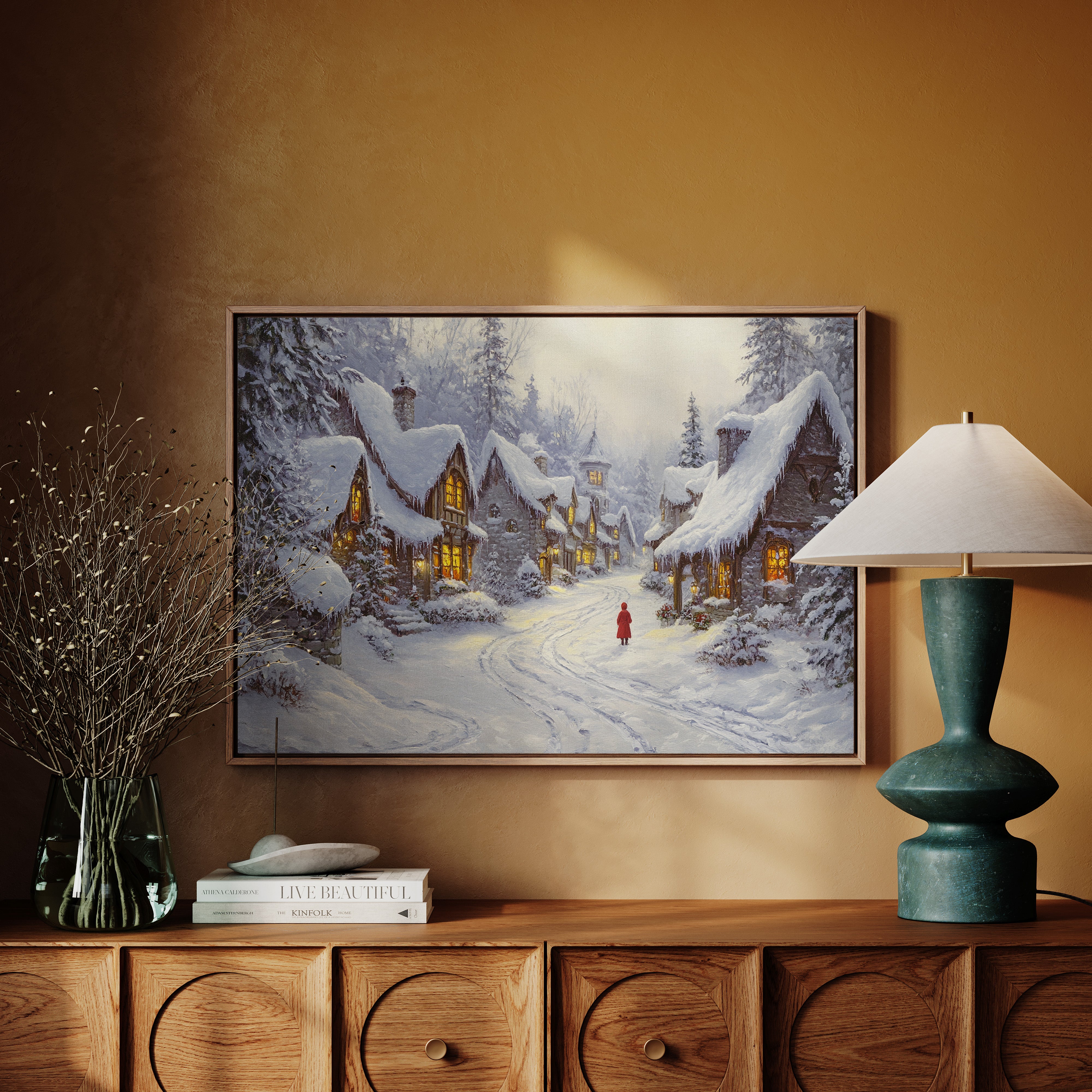 Winter Village Glows With Stories