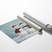 Snow Friends Share Christmas Magic Together