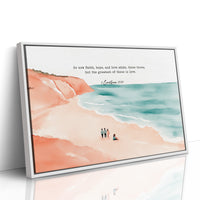 Faith Hope and Love on the Shore