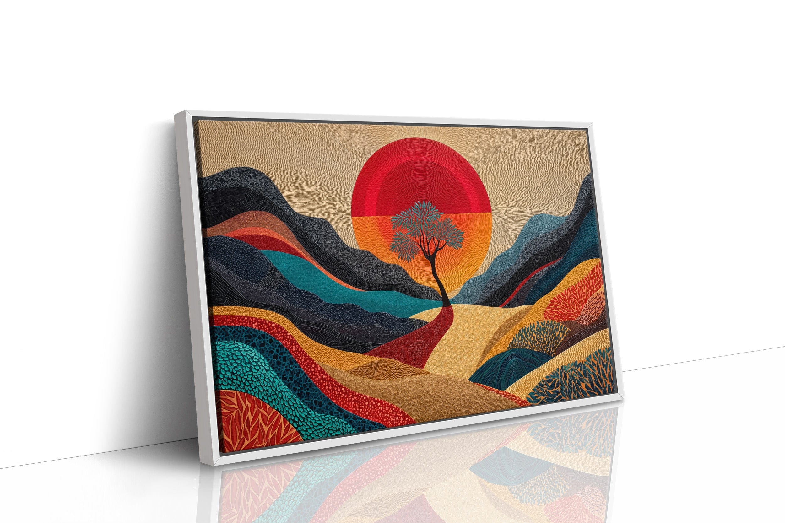 Lone Tree Dances At Sunset's Peak