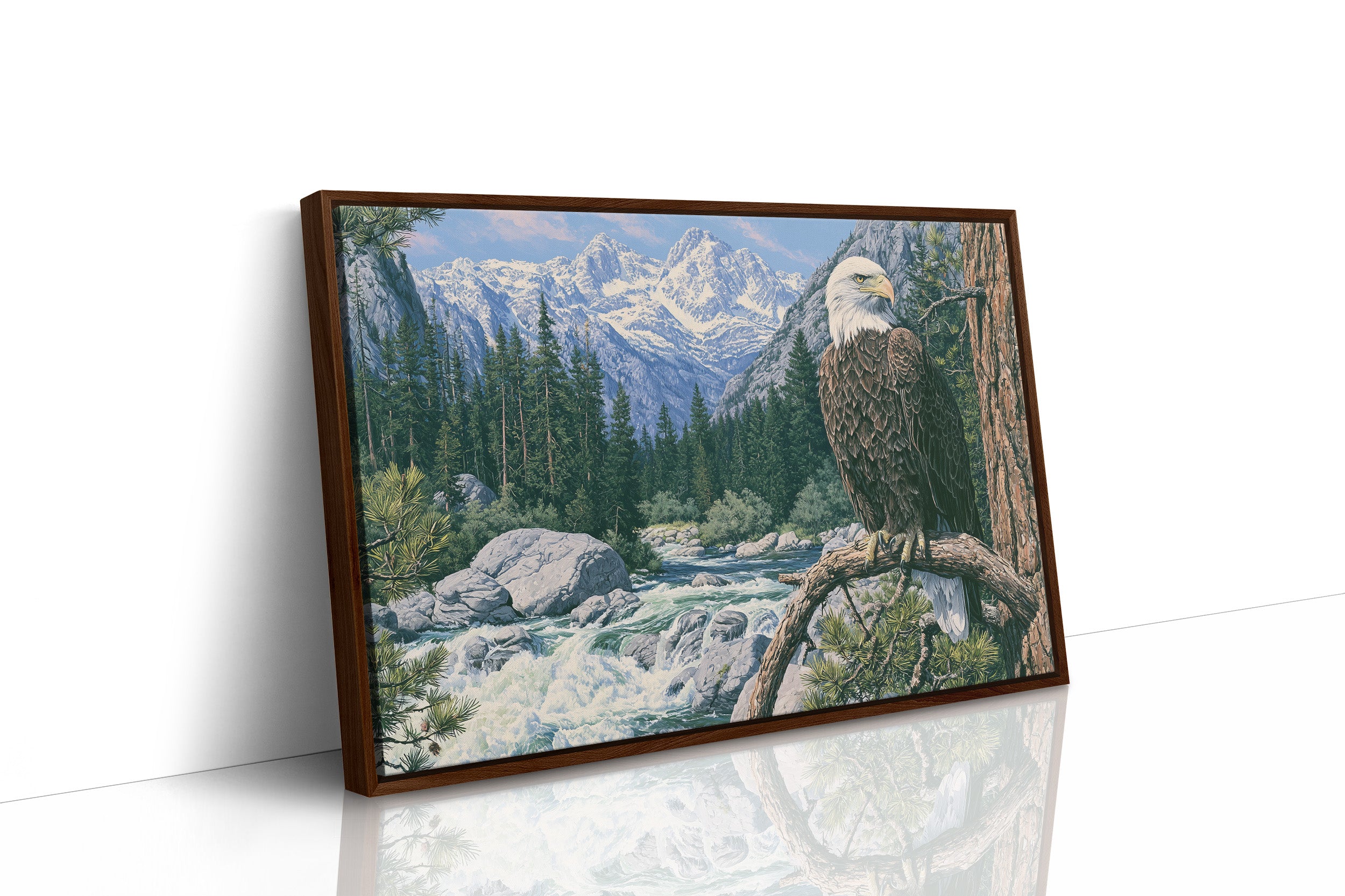Bald Eagle, Mountain Rapids