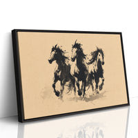 Wild Horses Dance In Ink
