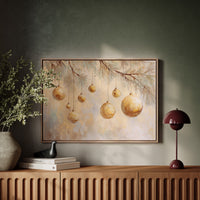 Glistening Orbs of Winter's Embrace