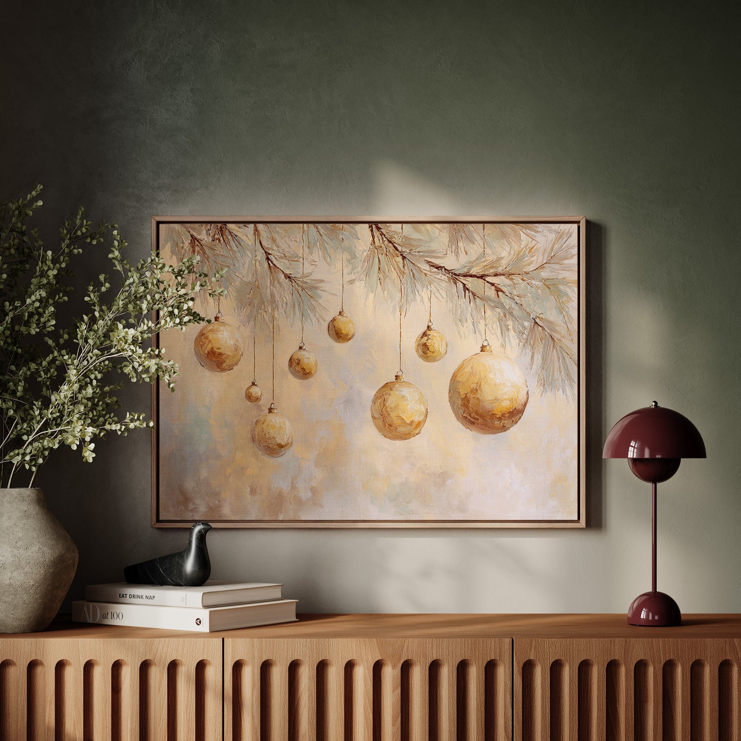 Glistening Orbs of Winter's Embrace