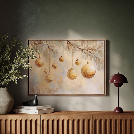 Glistening Orbs of Winter's Embrace