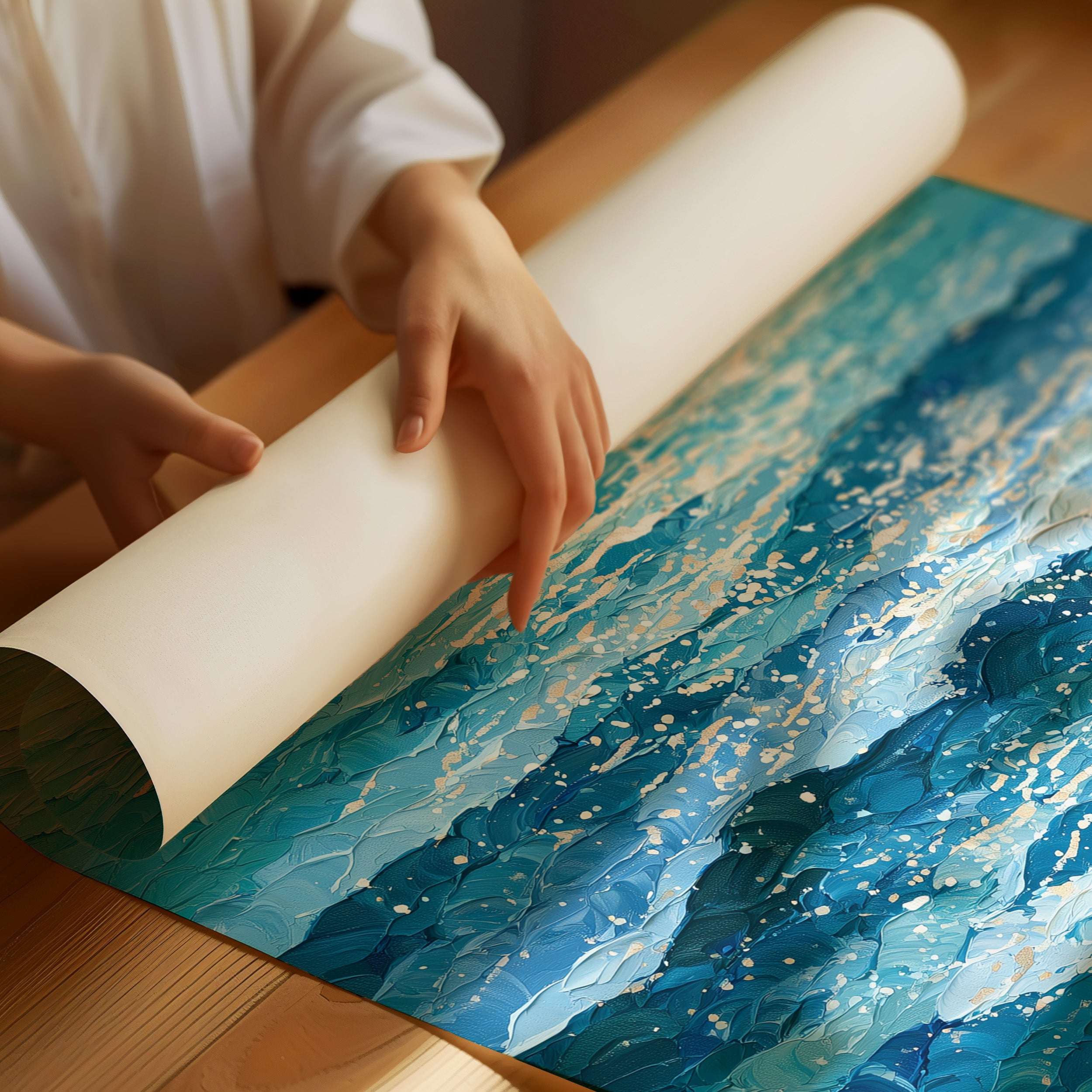 Turquoise Waters, Golden Light