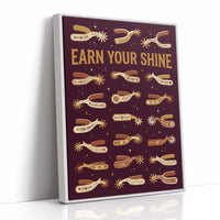 Earn Your Shine: Spurs Sold Separately
