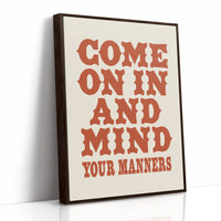Mind Your Manners, Honey