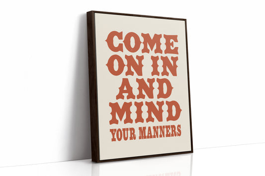 Mind Your Manners, Honey