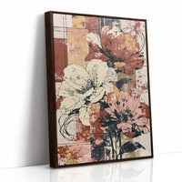 Blooms in Color Block & Splatter