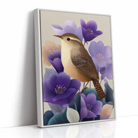 Small Bird, Excellent Taste in Flowers