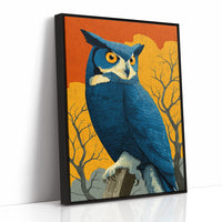 Unimpressed at Sunset: Owl Judges Quietly