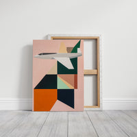 Geometric Flight Through Pastel Skies