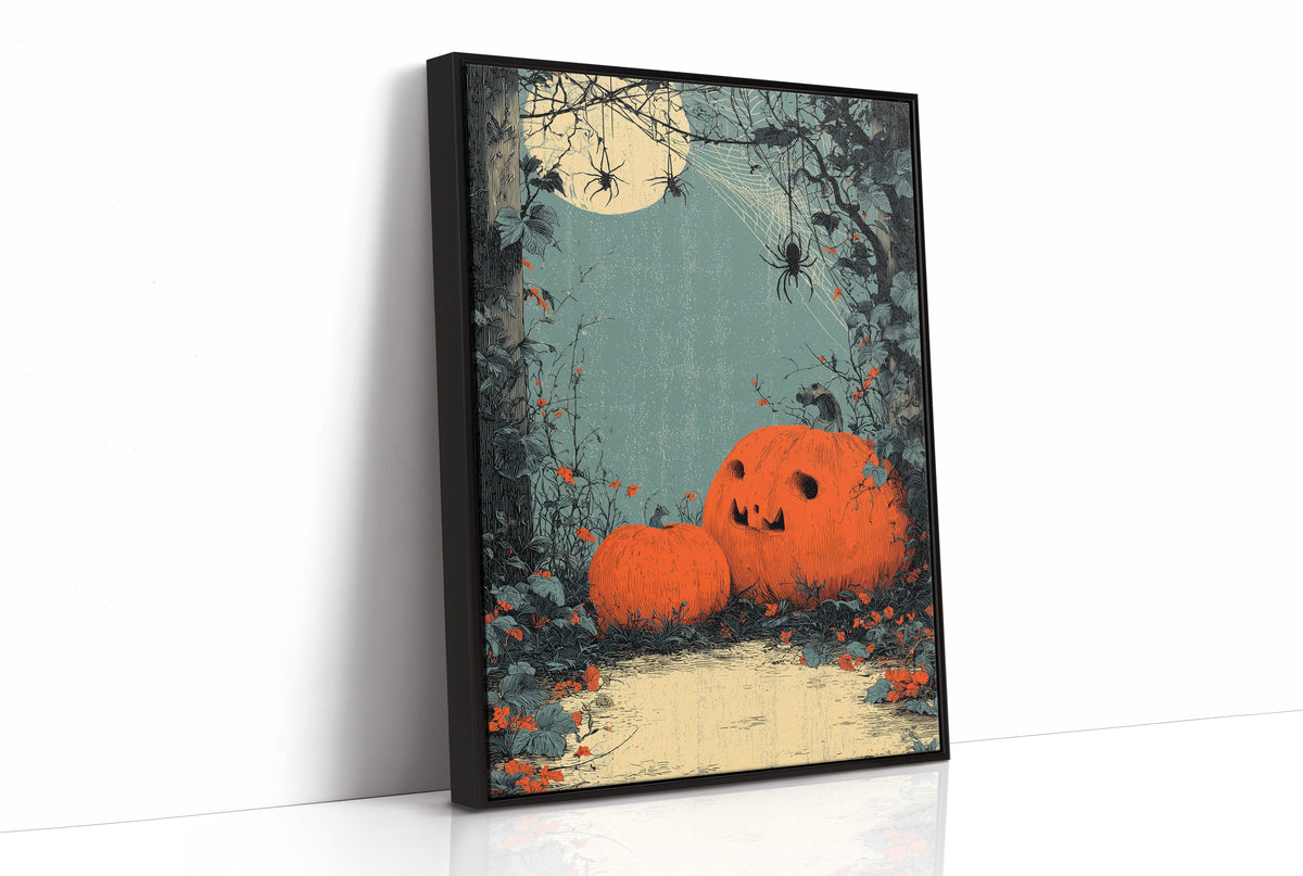 Pumpkin Patch: Spiders Dropping In