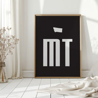 Montana Letters Stand Bold And True