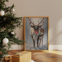 Rudolph Brings December's First Snow