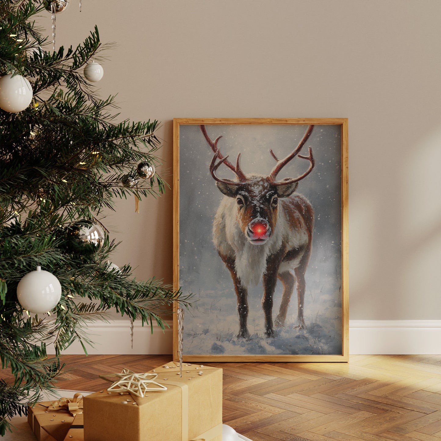 Rudolph Brings December's First Snow