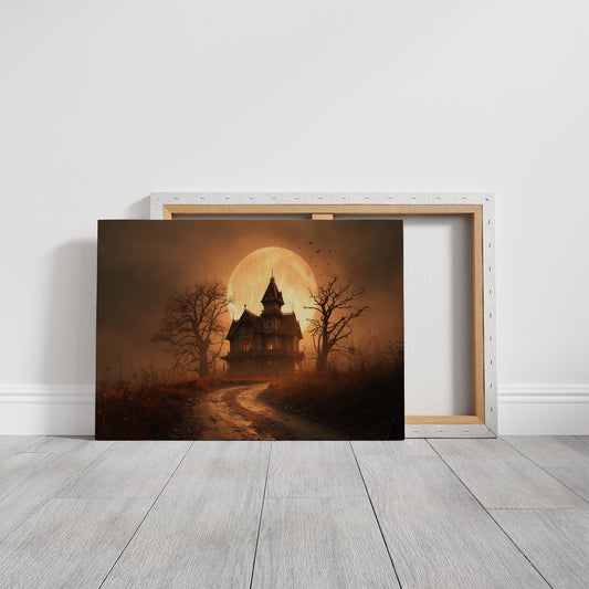 Harvest Moon Haunts Old Road