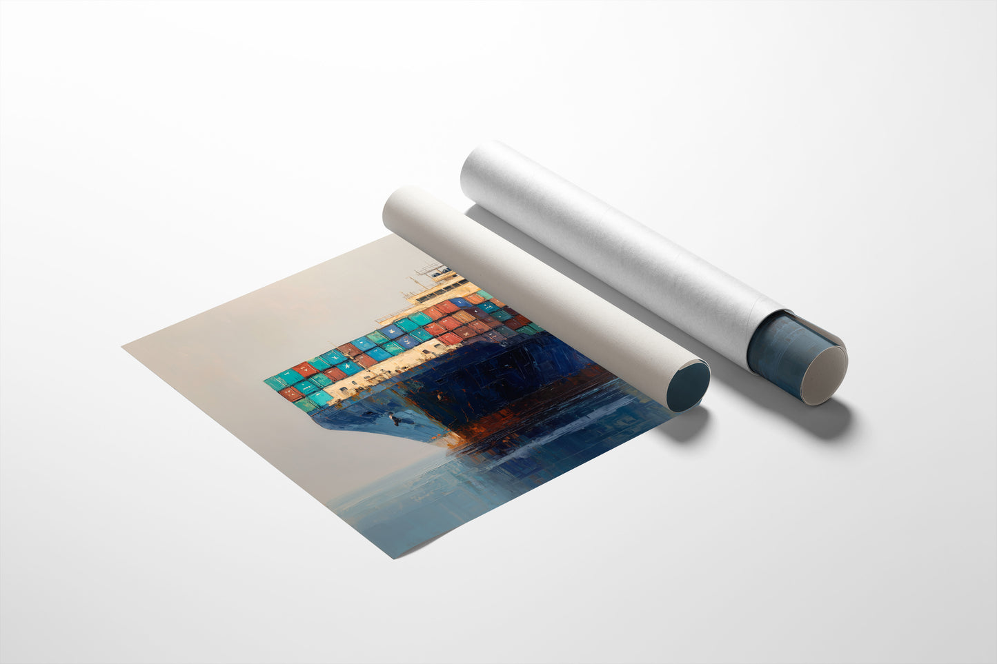 Cargo Giants Cross Quiet Waters