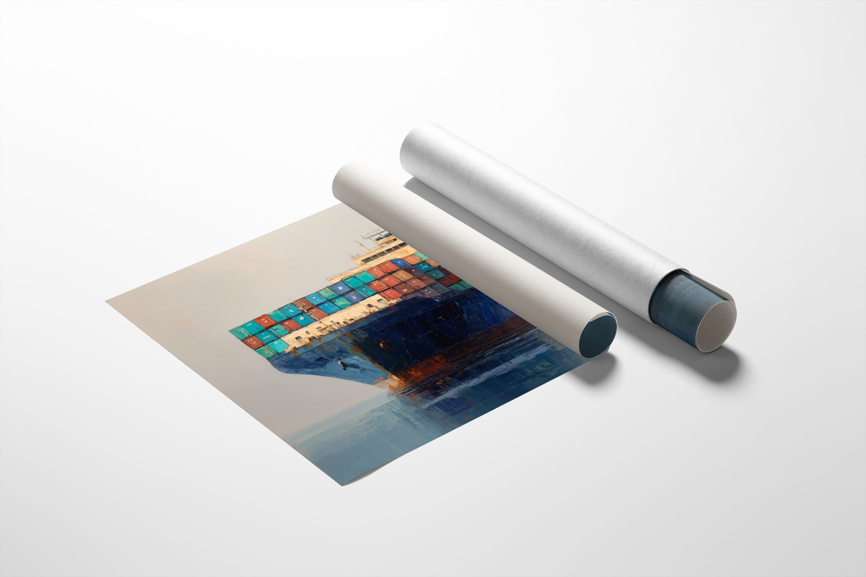 Cargo Giants Cross Quiet Waters