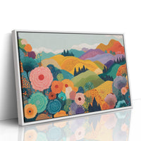 Rolling Hills Dance With Wild Blooms