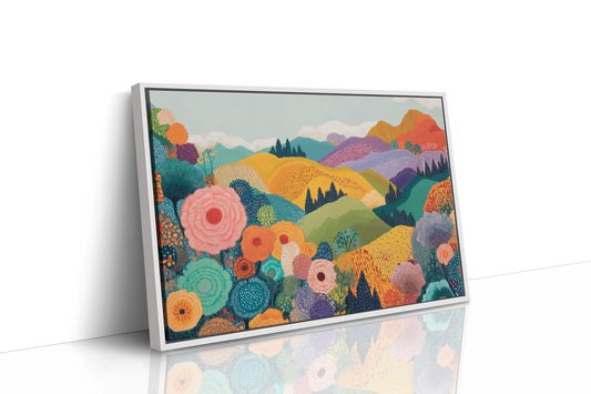 Rolling Hills Dance With Wild Blooms