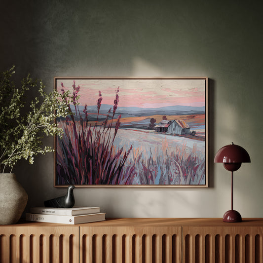 Fields Bathed in Blush