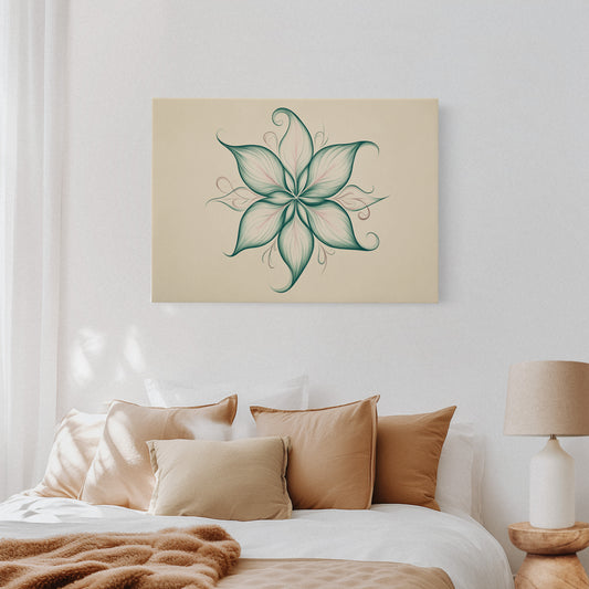 Lotus Lines Draw Morning Light