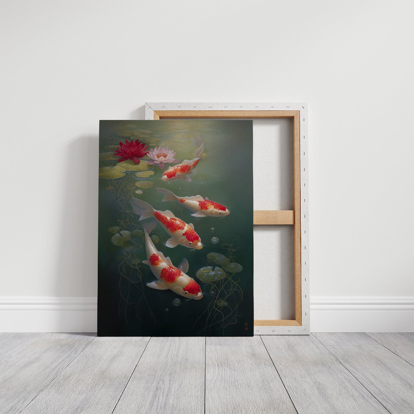 Koi Dance Among Lotus Dreams