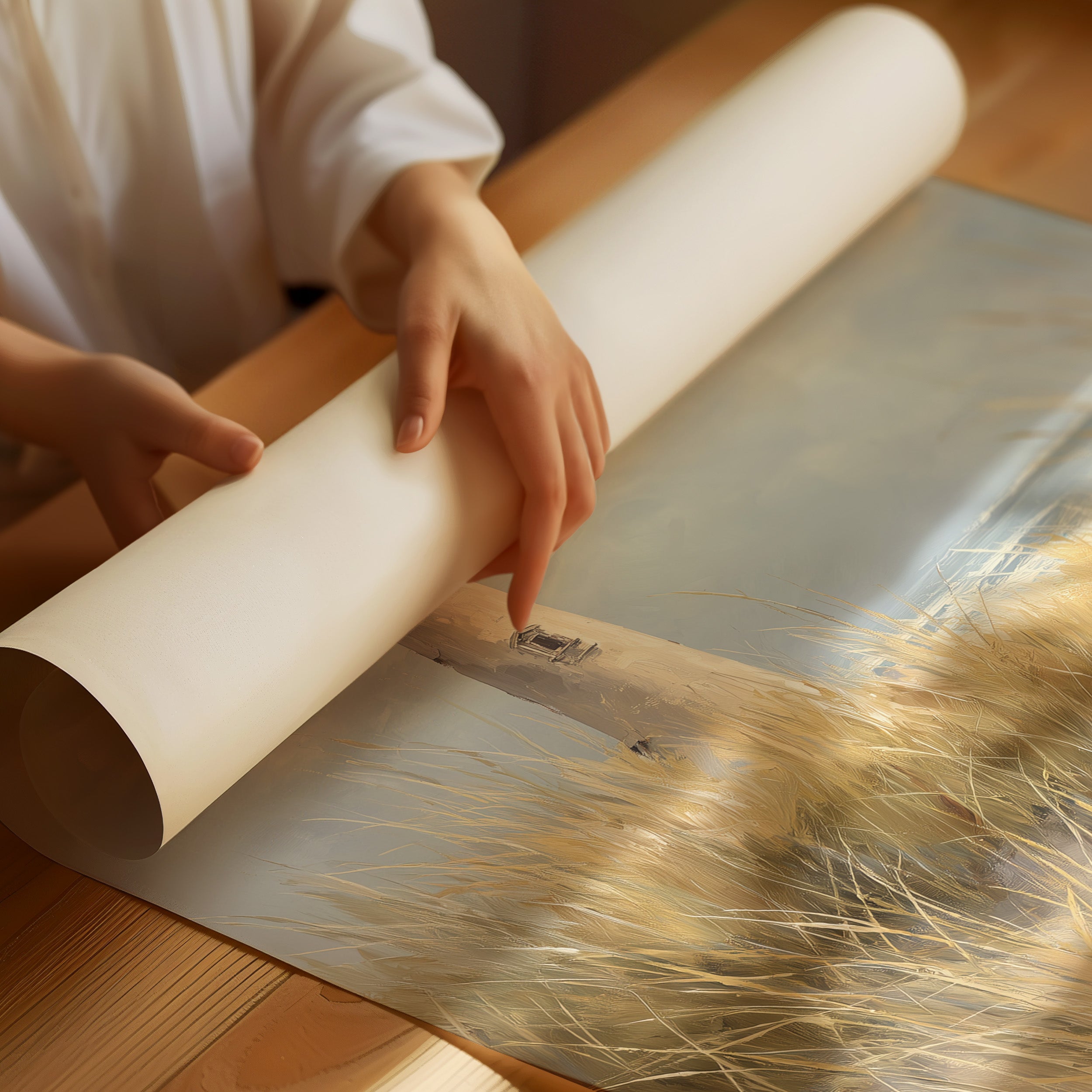 Sentinel Among Golden Dunes