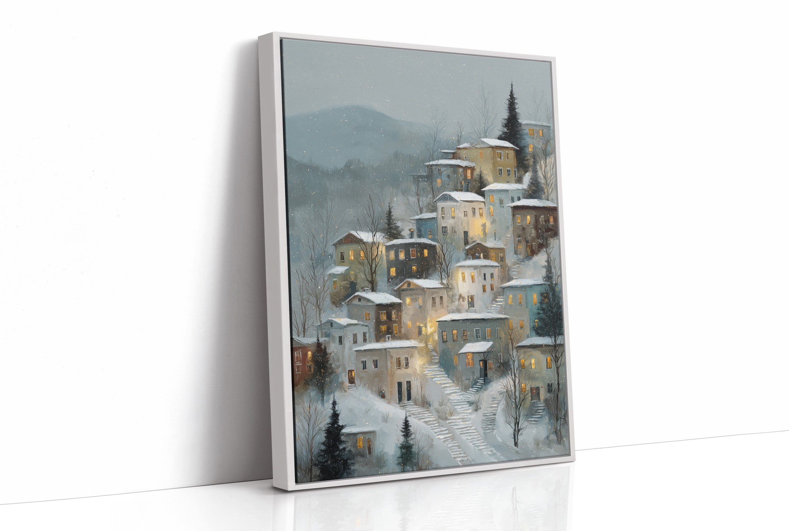 Hillside Haven in Winter's Embrace