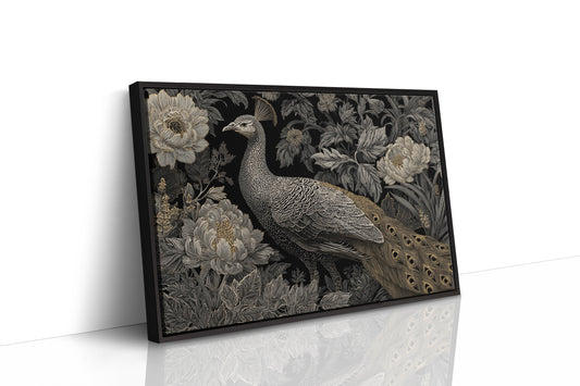 Moonlit Peonies Crown Royal Feathers