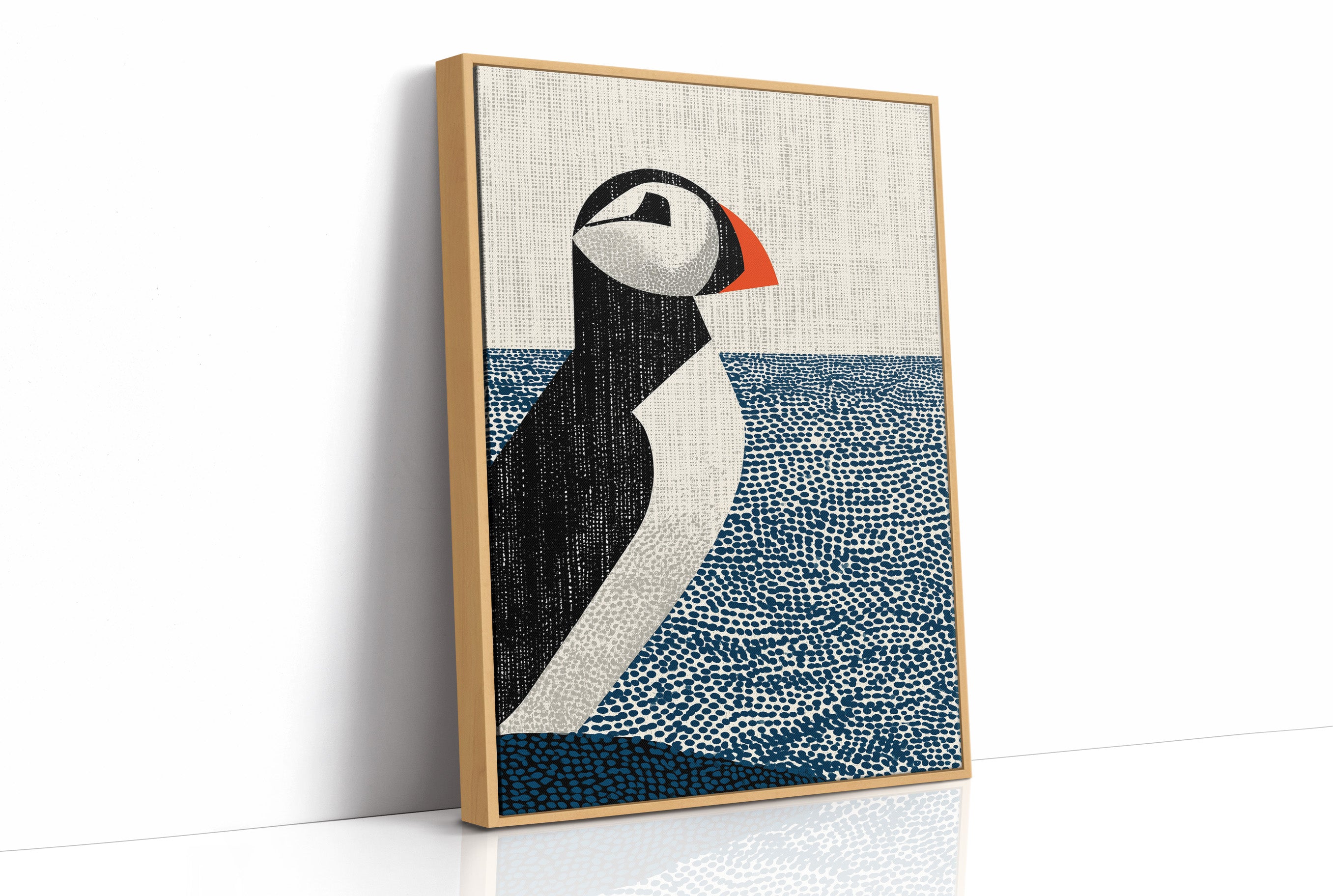 Puffin on the Horizon Line