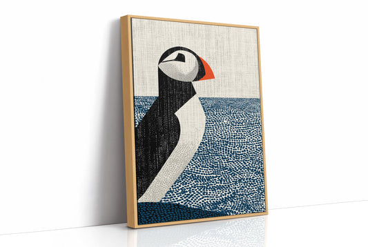 Puffin on the Horizon Line