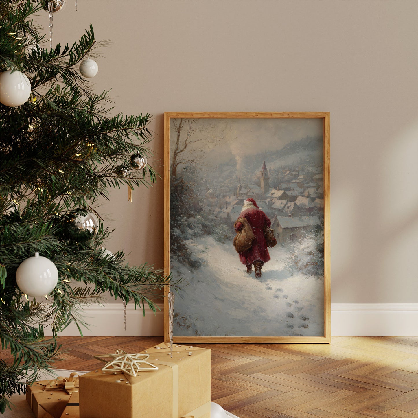 Snow Falls Softly On Sacred Night