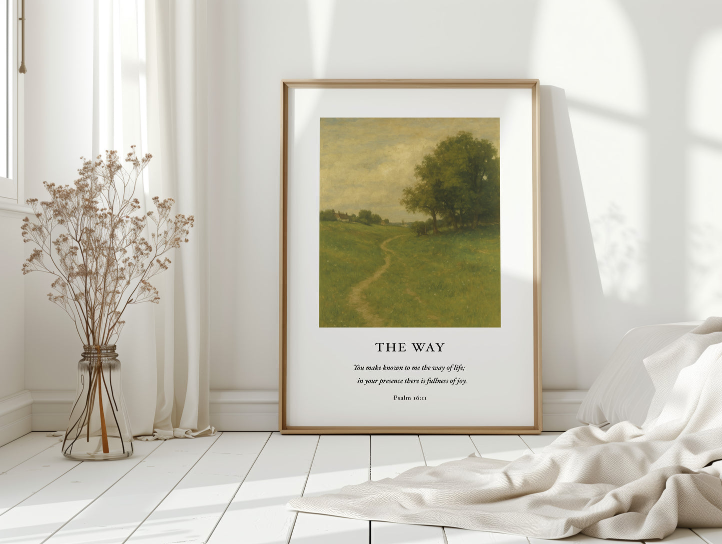 The Way Pathway Psalm 16 Landscape