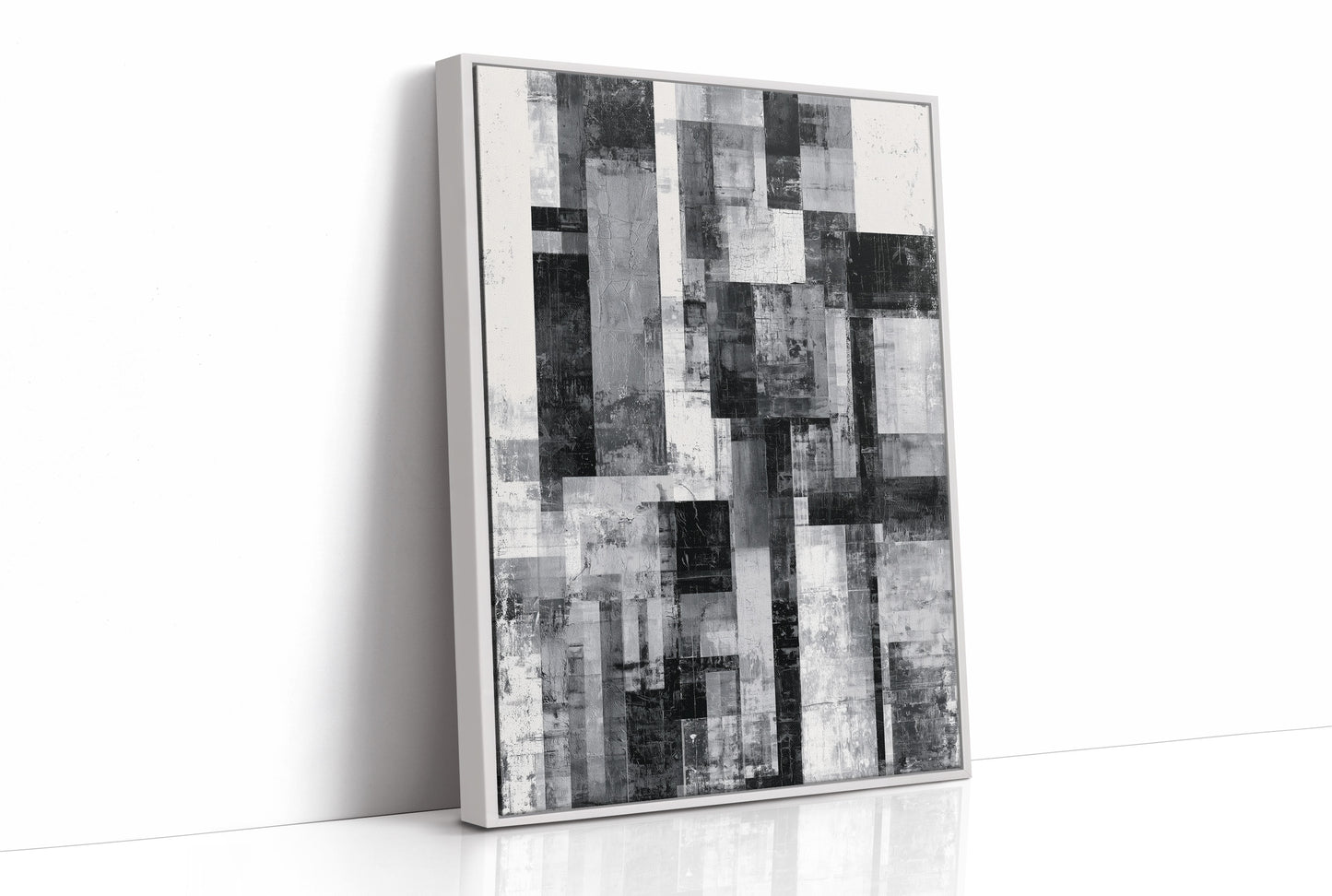 Concrete Skyline: Fractured City Blocks