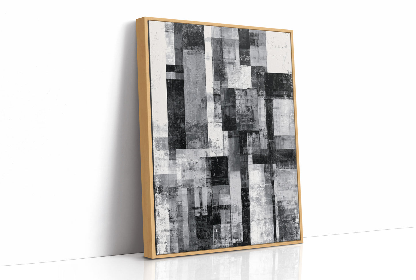 Concrete Skyline: Fractured City Blocks