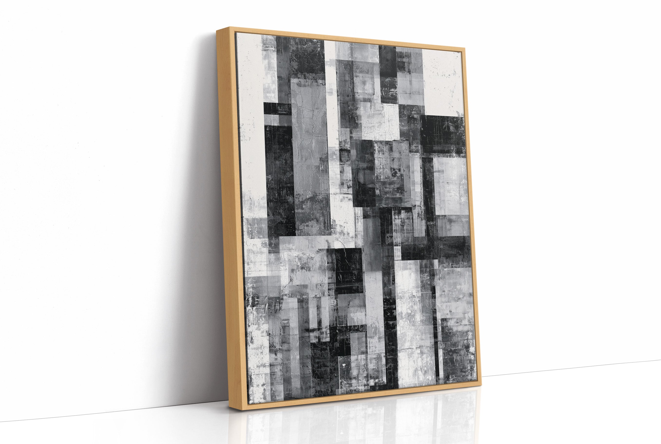Concrete Skyline: Fractured City Blocks