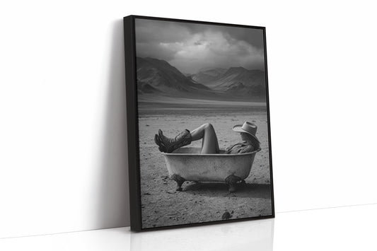 Desert Retreat Daydream - Surreal Cowboy Bathtub