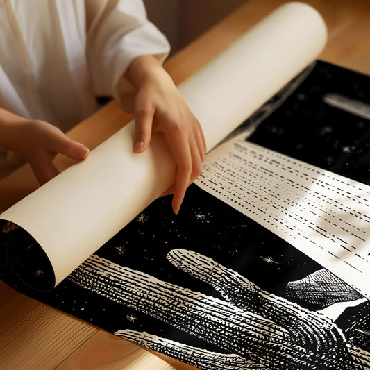 Desert Cowboy Meets Midnight Visitors