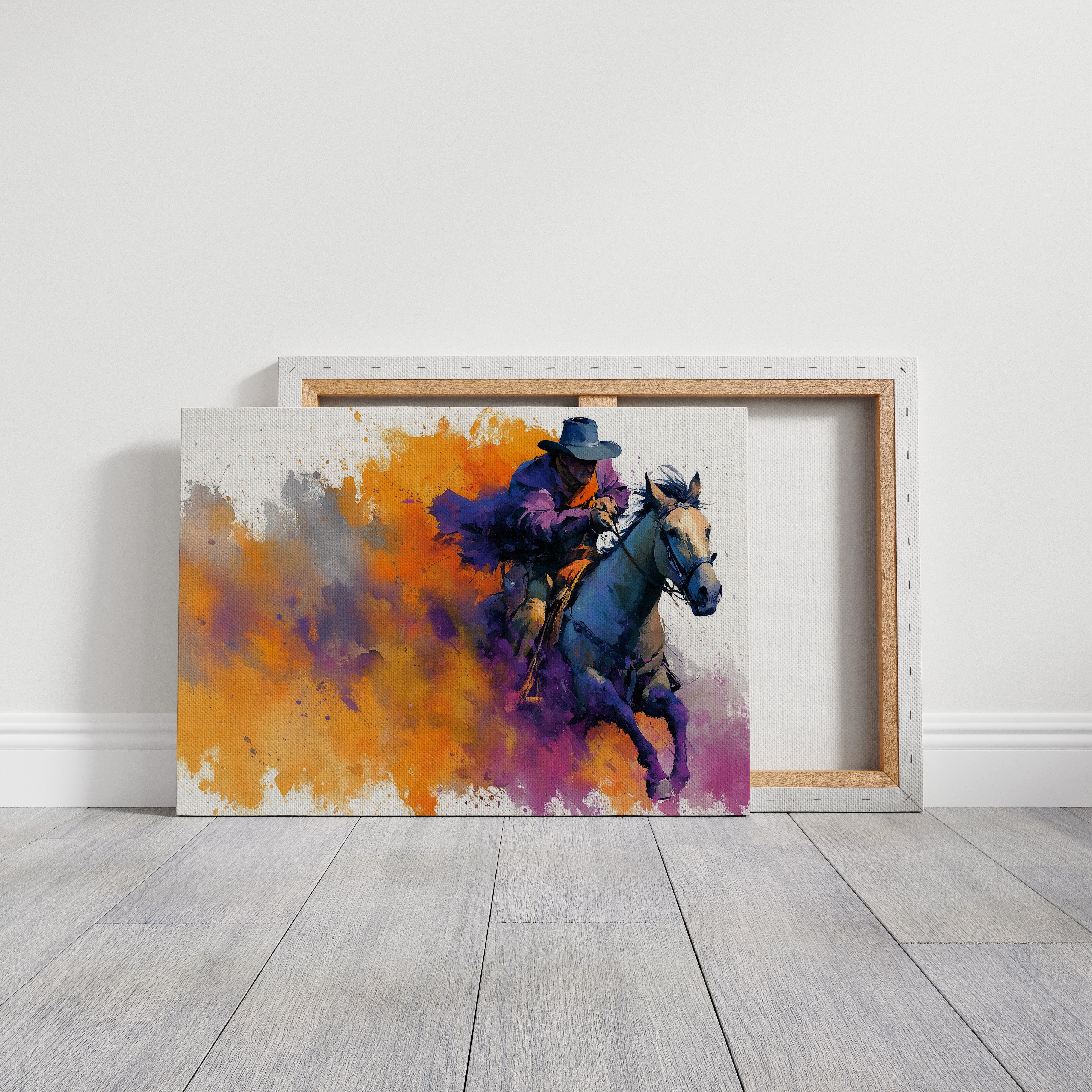 Cowboy in Full Color Burst