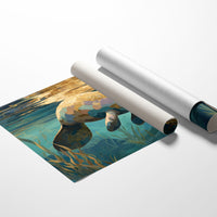 Gentle Giant In Turquoise Waters