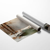 Winter Stream Carries Autumn's Memory