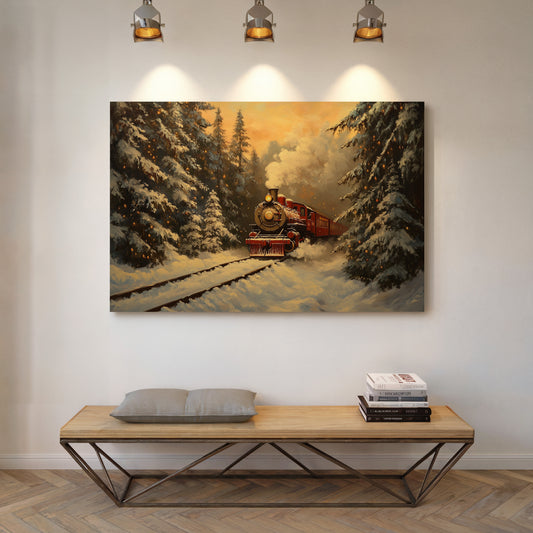 Winter Rails Carry Christmas Dreams Home