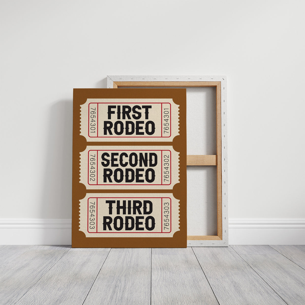 First, Second, Third Rodeo, Western Serif