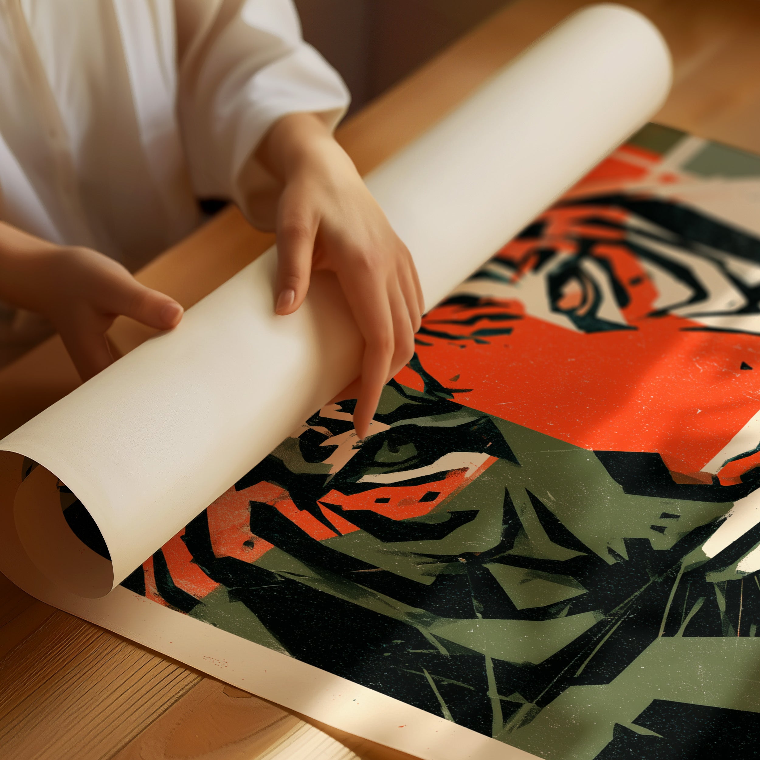 Tiger in Two Tones
